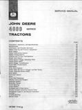Download Complete Service Repair Manual For John Deere 4000 Series Tractor | Publication No. SM2039