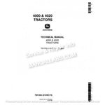 John Deere 4000, 4020 Tractor Technical Manual TM1006 - PDF File