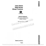 John Deere 4010 Tractor Service Manual SM2042 - PDF File