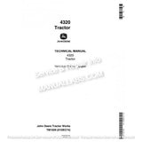 John Deere 4320 Tractor Technical Manual TM1029 - PDF File