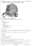 John Deere 447, 457, 467, 547, 557, 567 Round Balers Repair Technical Manual TM1874 