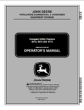 John Deere 4510, 4610, 4710 Compact Utility Tractors Operator's Manual OMLVU13194 - PDF File Download