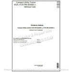 John Deere 4520, 4720 Compact Utility Cab Tractor Technical Manual TM105119 - PDF File