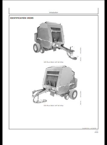 John Deere 456, 556 Round Balers Operator’s Manual OME92587 - PDF File Download