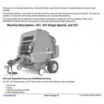 John Deere 457s, 467s, 447, 457, 467, 547, 557, 567 Round Balers Technical Service Repair Manual TM2203 - PDF File
