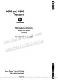 John Deere 4640, 4840 Tractor Technical Manual TM1183 - PDF File