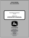 John Deere 47-Inch Quick Hitch Snowblower Manual 