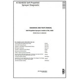 John Deere 4730, 4830 Self Propelled Sprayer Diagnosis & Test Manual TM2369 - PDF File Download