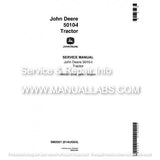 John Deere 5010, 5010I Tractor Manual 