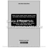 John Deere 5065M, 5075M, 5085M, 5095M, 5105M, 5105ML & 5095MH Tractor Repair Manual TM102619