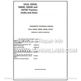 John Deere 5310, 5055E, 5060E, 5065E and 5075E India, Asia Tractor Diagnostic Technical Manual TM902019 - PDF File