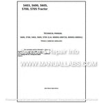 John Deere 5403, 5600, 5605, 5700, 5705 Brazil Tractor Technical Manual TM4812 - PDF File