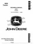 John Deere 6030 Row Crop Tractor Technical Manual TM1052 - PDF File