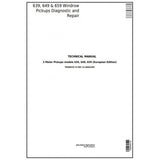 John Deere 639, 649, 659 Hay & Forage Windrow Pickup Diagnostic & Repair Technical Manual TM408319 - PDF File