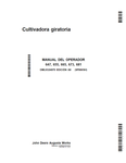 Get reliable guidance with John Deere 647, 655, 665, 673, and 681 Rotary Tiller Operator's Manual OMLVU24970. This PDF download provides you with complete instructions that cover all aspects of operation, maintenance, and troubleshooting. Get the most out of your John Deere model with this comprehensive operator's manual.