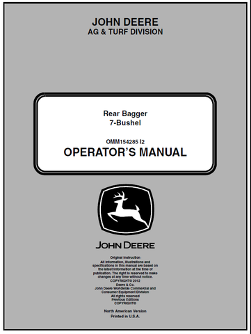 John Deere 7-Bushel Real Bagger Manual 