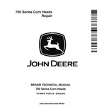 John Deere 706C, 708C, 712C, 712FC, 716C, 718C Corn Heads Repair Technical Manual 