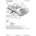 John Deere 7180, 7280, 7380, 7480, 7580, 7780, 7980 Forage Harvester Operation & Diagnostic Test Manual TM404319 - PDF File