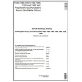 John Deere 7180, 7280, 7380, 7480, 7580, 7780, 7980 Forage Harvester Repair Technical Manual TM404419 - PDF File
