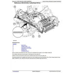 John Deere 7200, 7300, 7400, 7500, 7700, 7800 Self Propelled Forage Harvester Operating & Diagnostic Test Manual TM4670 - PDF File