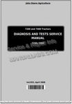John Deere 7200 and 7400 2WD or MFWD Tractor Diagnostic Test Service Manual TM1552 - PDF File