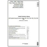 John Deere 7250, 7350, 7450, 7550, 7750, 7850, 7950 Forage Harvester Repair Technical Manual TM401419 - PDF File