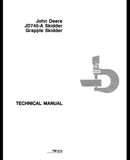 John Deere 740-A Skidder & 740-A Grapple Skidder Technical Service Repair Manual TM1213