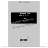 John Deere 7405 Tractor Repair Manual TM6014 - PDF File