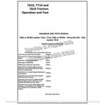 John Deere 7610, 7710 and 7810 USA Tractor Diagnosis & Tests Service Manual TM2030 - PDF File