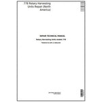 John Deere 778 Rotary Hay and Forage Harvesting Unit Repair Technical Manual TM405419 - PDF File
