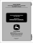 John Deere 7H17, 7H19 Commercial Walk Behind Mower Operator's Manual OMTCU18370 - PDF File Download