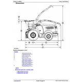 John Deere 8100, 8200, 8300, 8400, 8500, 8600, 8700, 8800 Forage Harvester Repair Technical Manual TM407119 - PDF File