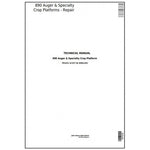 John Deere 890 Specialty Crop Auger Platform Repair Technical Manual TM1632 - PDF File