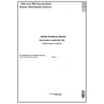John Deere 960, 990 Hay and Forage Round Baler Repair Technical Manual TM300419 - PDF File