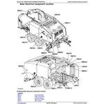 John Deere C440R Round Hay and forage Wrapping Baler Technical Service Repair Manual TM301019 - PDF File