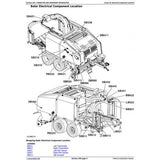 John Deere C440R Round Hay and forage Wrapping Baler Technical Service Repair Manual TM301019 - PDF File