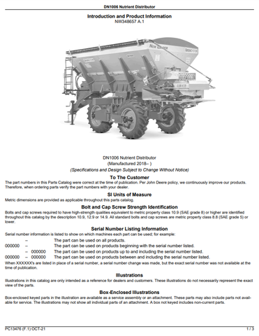 John Deere DN1006