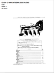 John Deere F215H Series Reversible Two-Way Integral Disk Plows Parts Catalogue Manual (PC801)