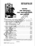 John Deere Fuel Injection Pumps and Nozzles Manual 