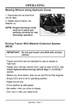 John Deere Hydraulic Dump Material Collection System, 50, 55 And 70 Series Tractor Operator's Manual OMM95294