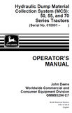 John Deere Hydraulic Dump Material Collection System, 50, 55 And 70 Series Tractor Manual OMM95294