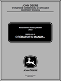 John Deere JA62 Mower Operator's Manual OMGX21223