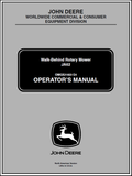 John Deere JA62 Mower Operator's Manual OMGX21823