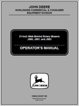 John Deere JS60, JS61, JS63 Mower Manual OMGC00397