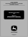 John Deere JX75 Mower Operator's Manual OMGX21224