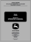 John Deere LP20840 Sprayer Manual 