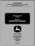 John Deere LP3301 Mounted Spreader Manual 