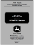 John Deere LT150, LT160, LT180 Lawn Tractor Manual OMM152793 