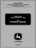 John Deere LX280, LX280AWS, LX289 Tractor Technical Manual TM2046