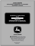 John Deere M-Gator Operator's Manual OMM159412